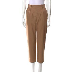 Maje Brown Straight Leg Pants with High Rise | Size XS US 2